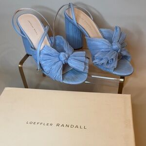 Loeffler Randall Camellia Blue Bow Heel